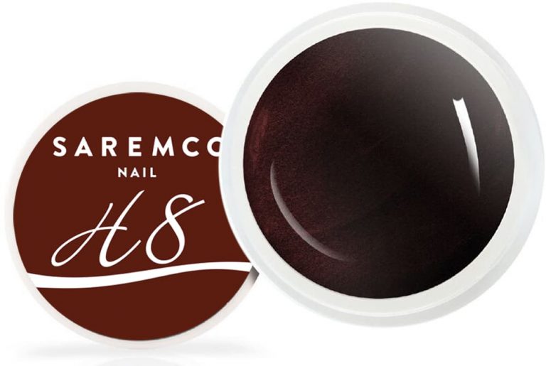 Krāsains gēls H8 metallic chocolate brown – 5g