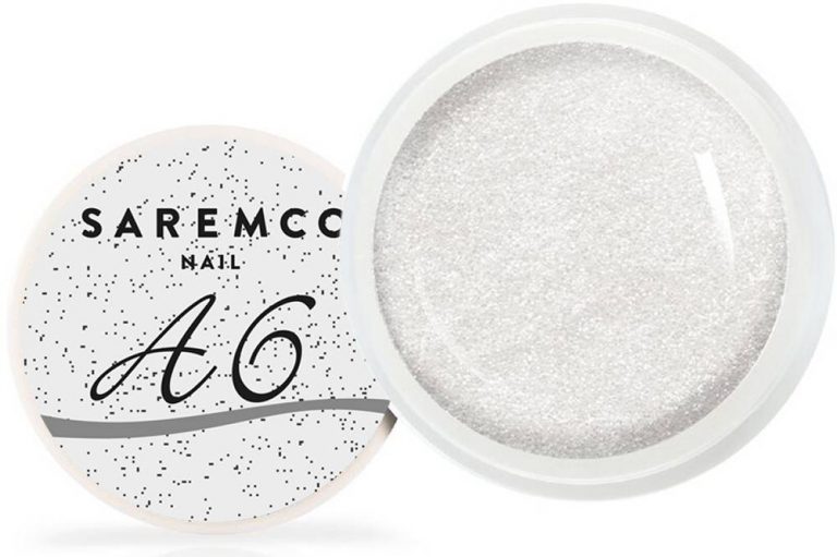 Krāsains gēls A6 pearl silver – 5g