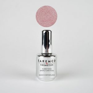 Rubber base Sparkly Dark Rose