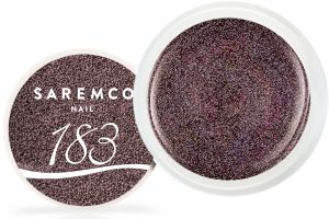 Color gel 183 Glitter Black-Red